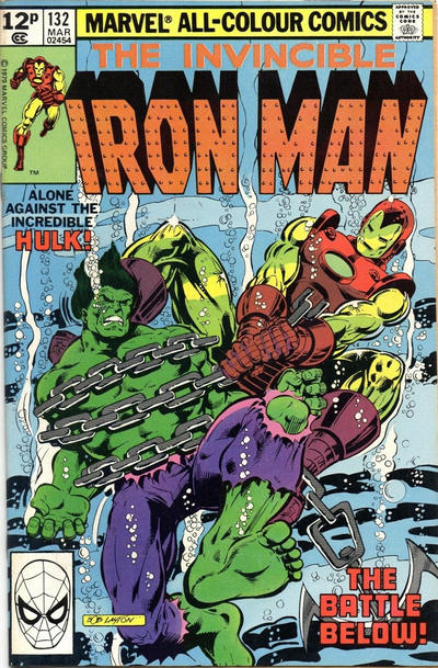 Cover for Iron Man (Marvel, 1968 series) #132 [British]