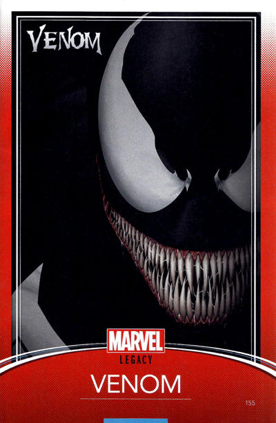 Cover for Venom (Marvel, 2017 series) #155 [Variant Edition - Trading Card - John Tyler Christopher Cover]
