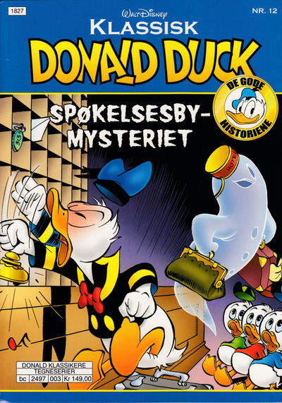 Cover for Klassisk Donald Duck (Hjemmet / Egmont, 2016 series) #12 - Spøkelsesbymysteriet