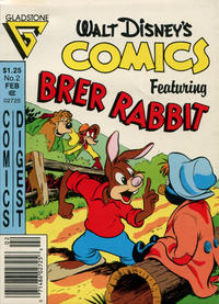 Cover Thumbnail for Walt Disney's Comics Digest (Gladstone, 1986 series) #2 [Newsstand]