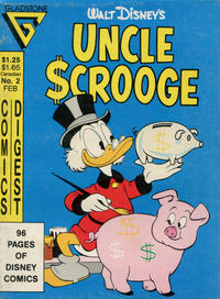 Cover Thumbnail for Uncle Scrooge Comics Digest (Gladstone, 1986 series) #2 [Direct]