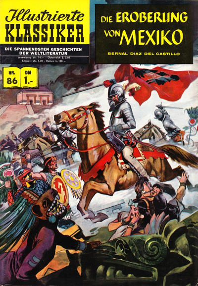 Cover for Illustrierte Klassiker [Classics Illustrated] (BSV - Williams, 1956 series) #86 - Die Eroberung von Mexiko [HLN 138]