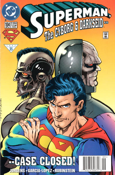 Cover for Superman (DC, 1987 series) #104 [Newsstand]
