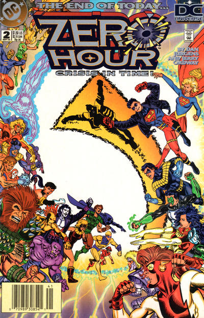 Cover for Zero Hour: Crisis in Time (DC, 1994 series) #2 [Newsstand]
