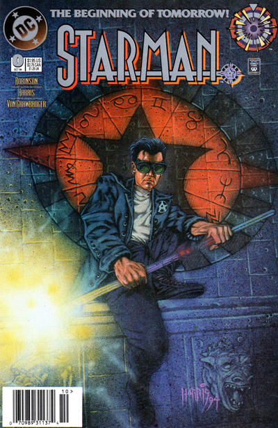 Cover for Starman (DC, 1994 series) #0 [Newsstand]