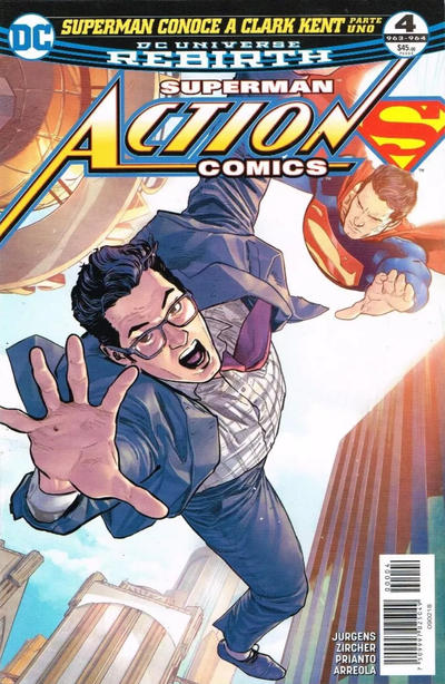 Cover for Superman Action Comics (Editorial Televisa, 2017 series) #4 (963-964)