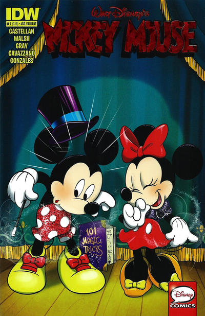 Cover for Mickey Mouse (IDW, 2015 series) #1 / 310 [Four Color Grails Exclusive Red Foil Logo]