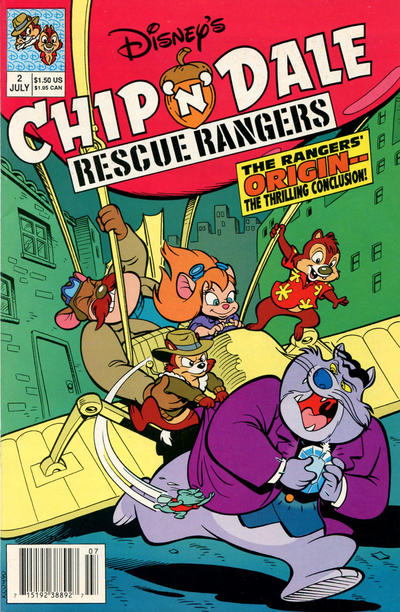 Cover for Chip 'n' Dale Rescue Rangers (Disney, 1990 series) #2 [Newsstand]