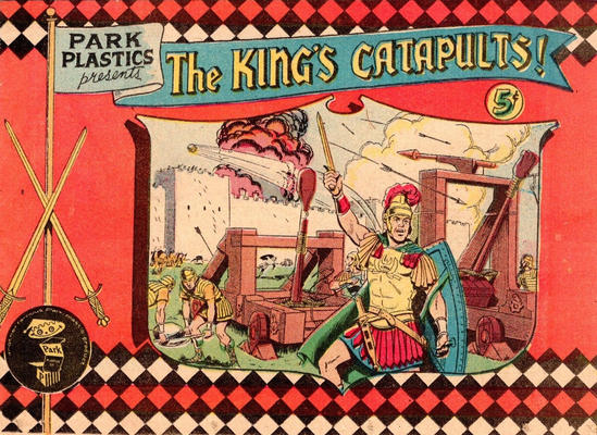 Cover for Park Plastics Presents The King's Catapults (American Comics Group, 1956 series) 