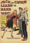 Cover for Jack and Chuck Learn the Hard Way! (Commercial Comics, 1952 ? series) 