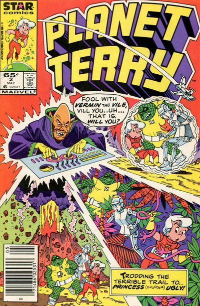 Cover for Planet Terry (Marvel, 1985 series) #2 [Newsstand]