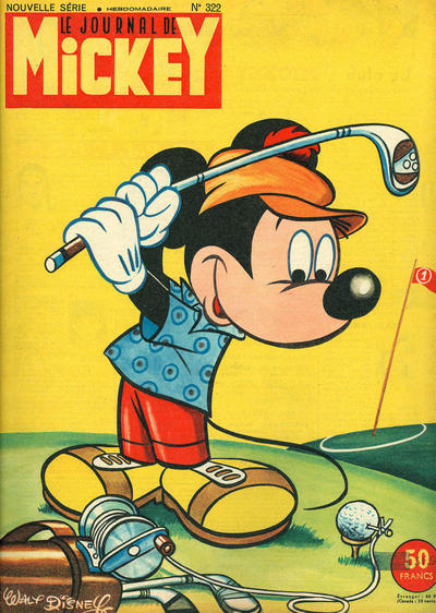 Cover for Le Journal de Mickey (Hachette, 1952 series) #322