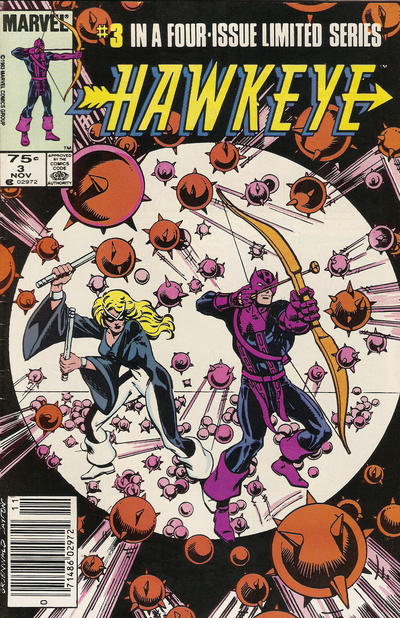 Cover for Hawkeye (Marvel, 1983 series) #3 [Canadian]