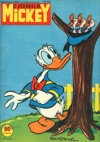 Cover for Le Journal de Mickey (Hachette, 1952 series) #329