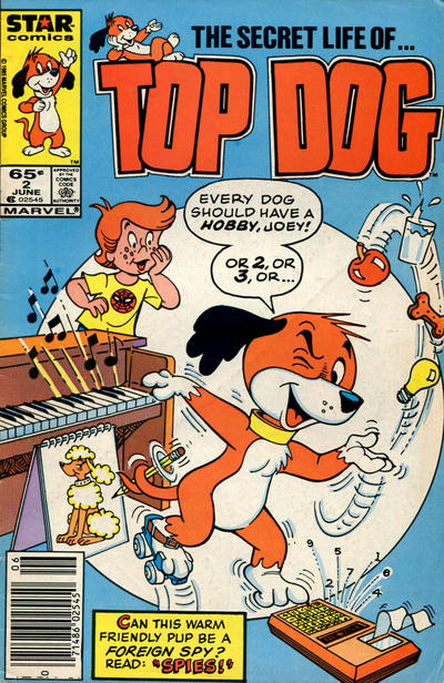 Cover for Top Dog (Marvel, 1985 series) #2 [Newsstand]