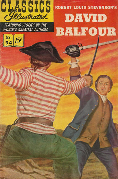 Cover for Classics Illustrated (Gilberton, 1947 series) #94 - David Balfour [HRN 167]