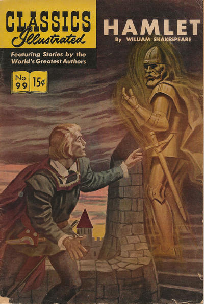 Cover for Classics Illustrated (Gilberton, 1947 series) #99 [O] - Hamlet [HRN 167]