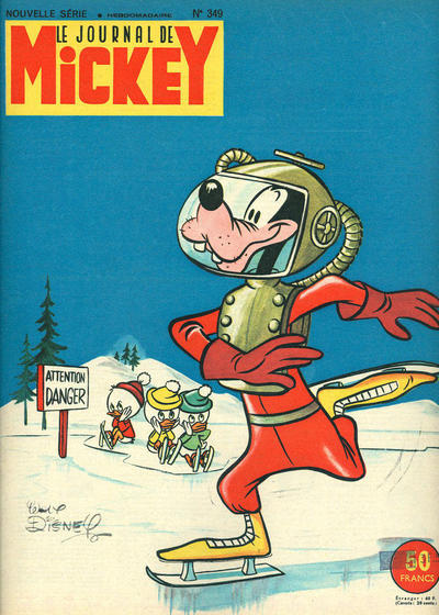 Cover for Le Journal de Mickey (Hachette, 1952 series) #349