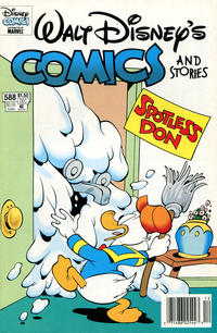 Cover for Walt Disney's Comics and Stories (Gladstone, 1993 series) #588 [Newsstand]