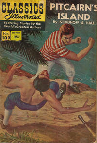 Cover for Classics Illustrated (Gilberton, 1947 series) #109 - Pitcairn's Island [HRN 166]