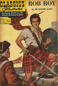 Cover for Classics Illustrated (Gilberton, 1947 series) #118 - Rob Roy [HRN 167]