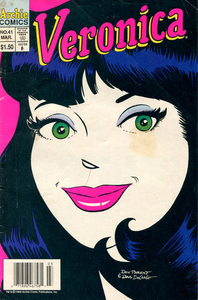 Cover for Veronica (Archie, 1989 series) #41 [Newsstand]