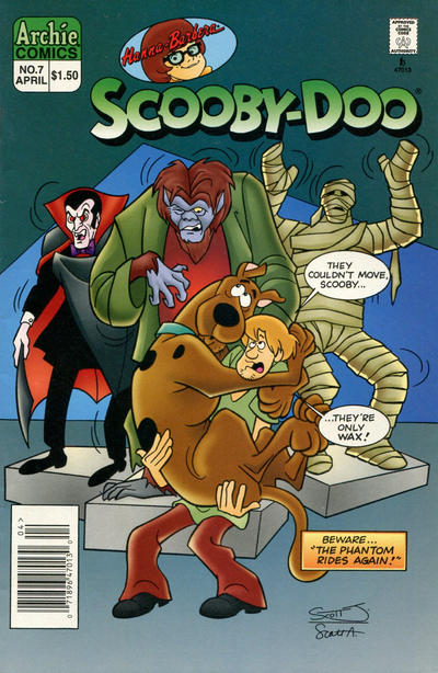 Cover for Scooby-Doo (Archie, 1995 series) #7 [Newsstand]