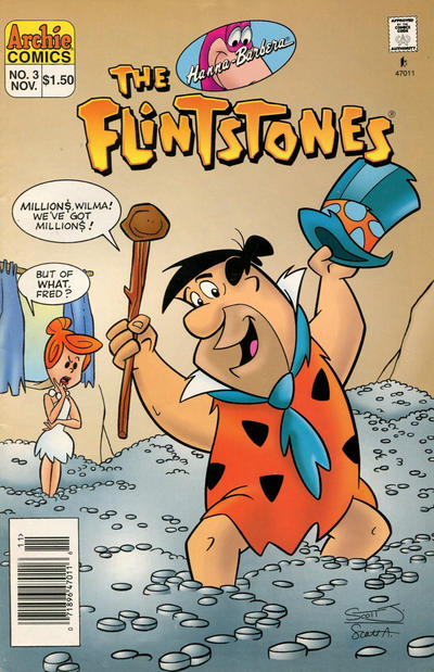 Cover for The Flintstones (Archie, 1995 series) #3 [Newsstand]