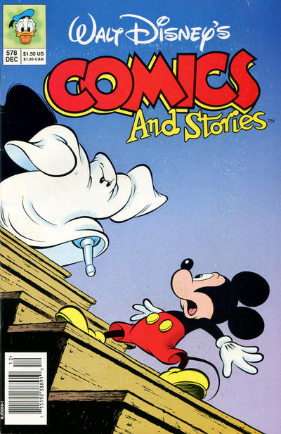 Cover for Walt Disney's Comics and Stories (Disney, 1990 series) #578 [Newsstand]