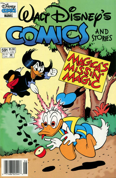 Cover for Walt Disney's Comics and Stories (Gladstone, 1993 series) #591 [Newsstand]