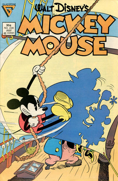 Cover for Mickey Mouse (Gladstone, 1986 series) #228 [Newsstand]