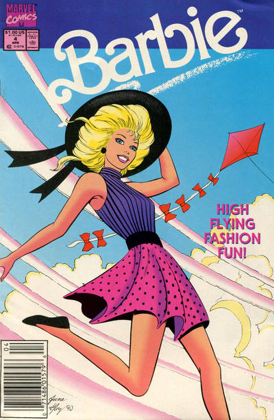 Cover for Barbie (Marvel, 1991 series) #4 [Newsstand]