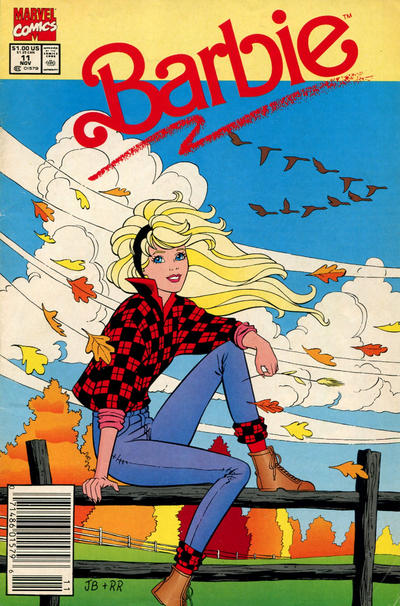 Cover for Barbie (Marvel, 1991 series) #11 [Newsstand]