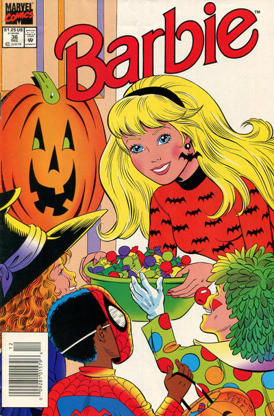 Cover for Barbie (Marvel, 1991 series) #36 [Newsstand]