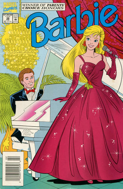 Cover for Barbie (Marvel, 1991 series) #38 [Newsstand]