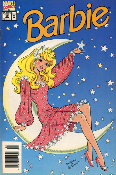 Cover for Barbie (Marvel, 1991 series) #39 [Newsstand]