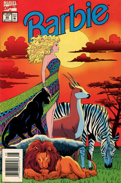 Cover for Barbie (Marvel, 1991 series) #44 [Newsstand]