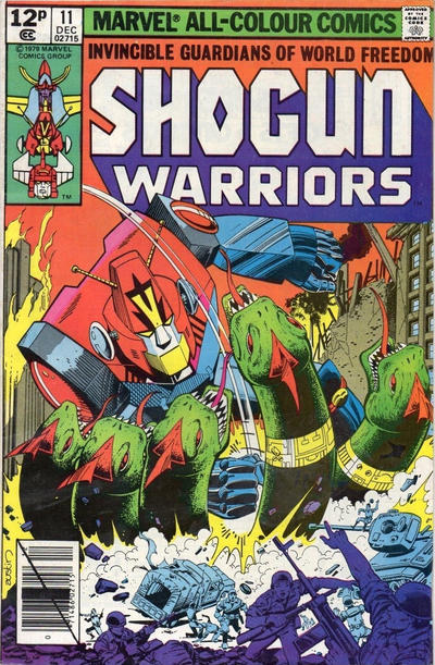 Cover for Shogun Warriors (Marvel, 1979 series) #11 [British]