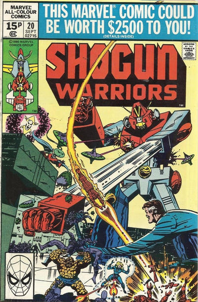 Cover for Shogun Warriors (Marvel, 1979 series) #20 [British]
