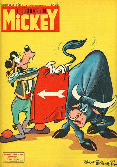 Cover for Le Journal de Mickey (Hachette, 1952 series) #391
