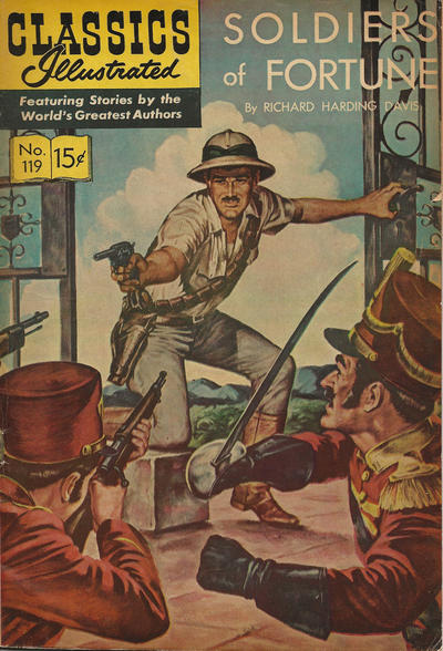 Cover for Classics Illustrated (Gilberton, 1947 series) #119 - Soldiers of Fortune [HRN 166]