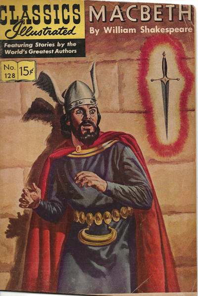 Cover for Classics Illustrated (Gilberton, 1947 series) #128 - Macbeth [HRN 167]