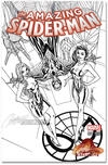 Cover Thumbnail for Amazing Spider-Man (2015 series) #1 [Variant Edition - J. Scott Campbell Store Exclusive Black and White Cover]