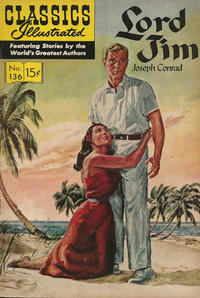 Cover for Classics Illustrated (Gilberton, 1947 series) #136 - Lord Jim [HRN 165]