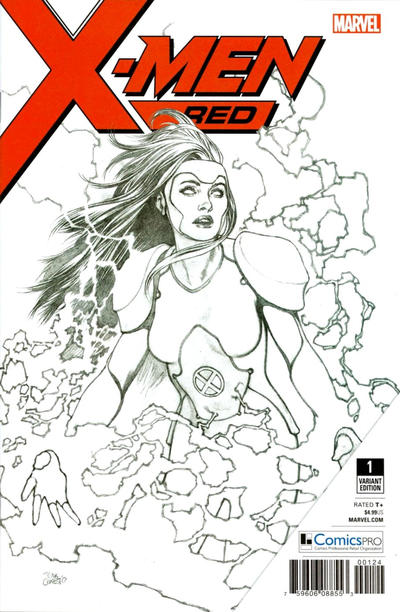 Cover for X-Men: Red (Marvel, 2018 series) #1 [ComicsPro Exclusive - Travis Charest Sketch]