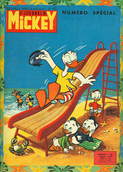 Cover for Le Journal de Mickey (Hachette, 1952 series) #422