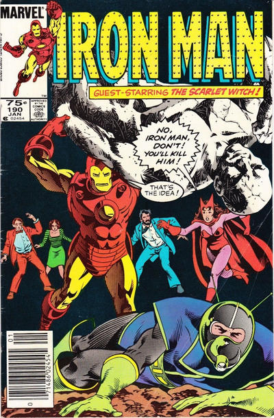 Cover for Iron Man (Marvel, 1968 series) #190 [Canadian]