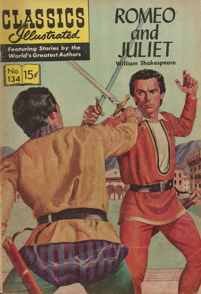 Cover for Classics Illustrated (Gilberton, 1947 series) #134 - Romeo and Juliet [HRN 161]