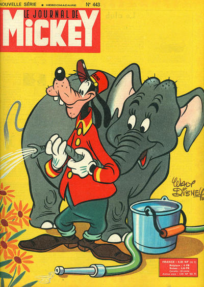 Cover for Le Journal de Mickey (Hachette, 1952 series) #443