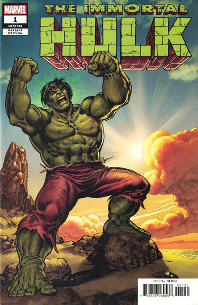 Cover for Immortal Hulk (Marvel, 2018 series) #1 [Sal Buscema Remastered Color]